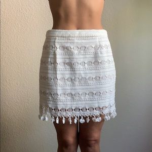 Adorable White Mini Skirt from Urban Outfitters